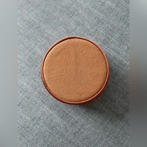 Round Cream Jewelry Case